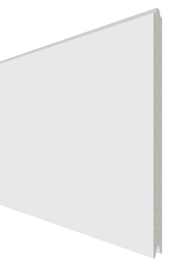  planche de palissade en alluminium plus xl blanc